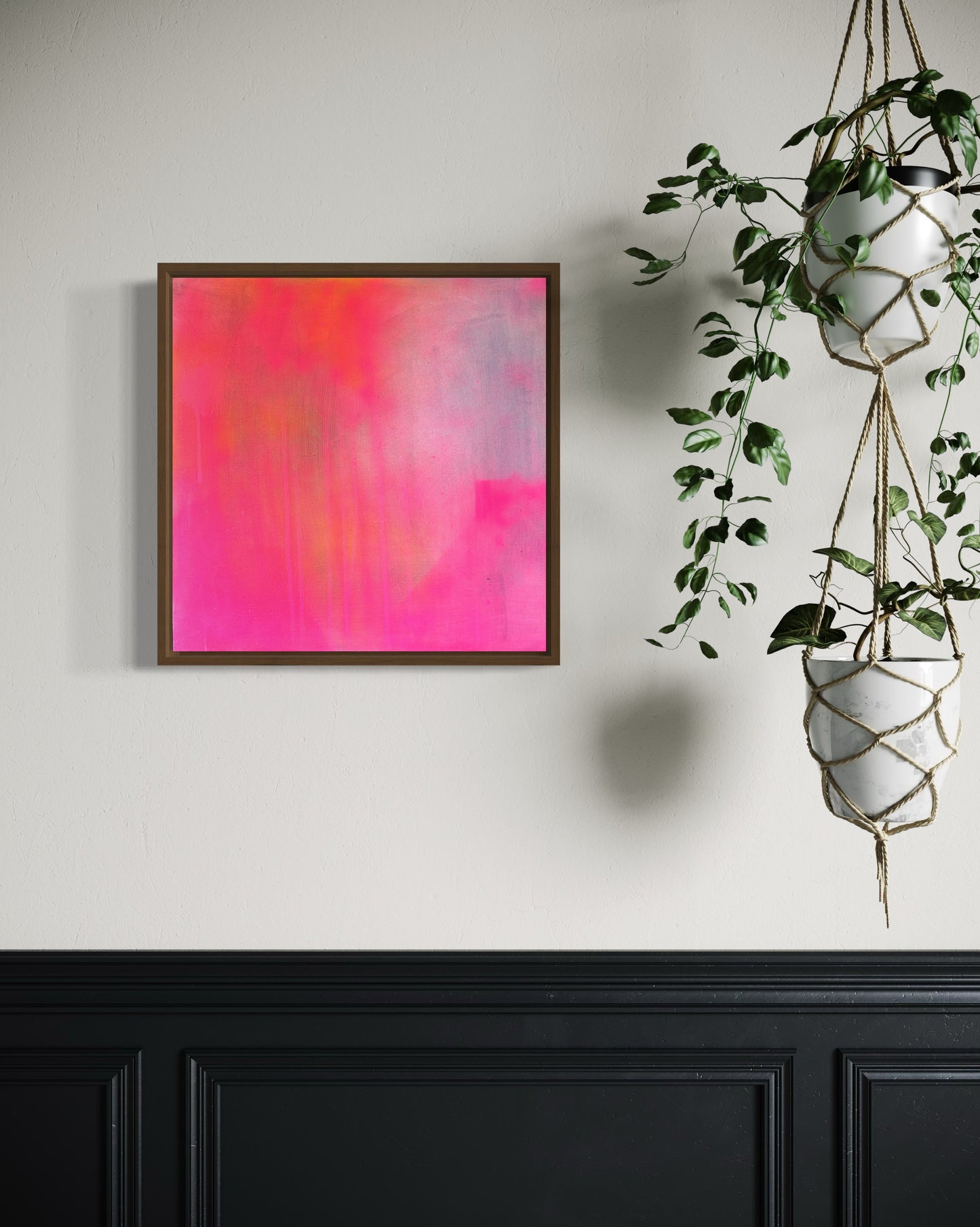 Radiant in pink - original painting