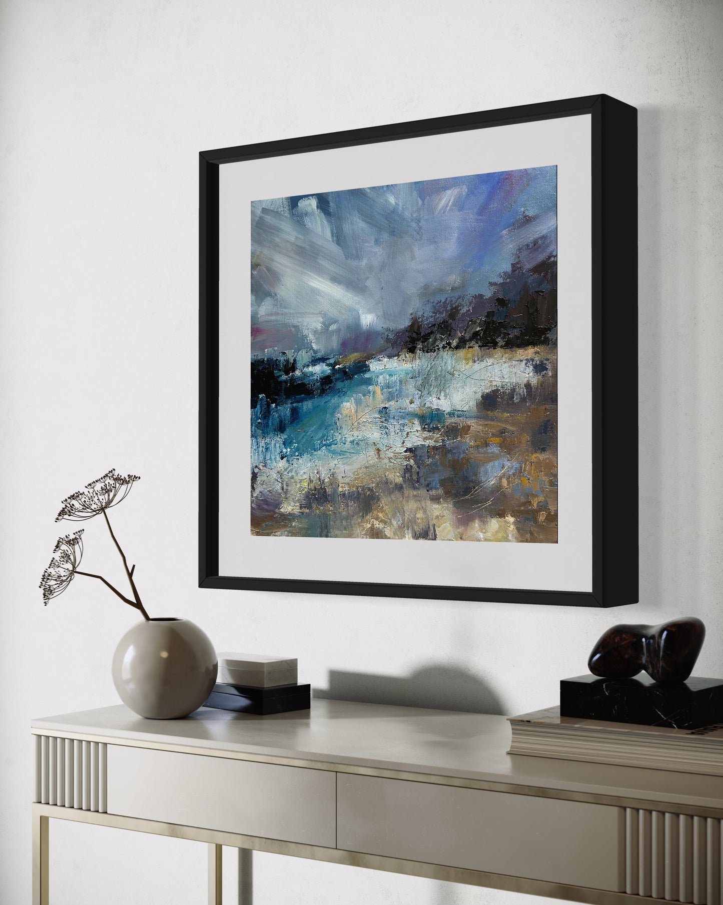 Windy and salty, Fowey - art prints