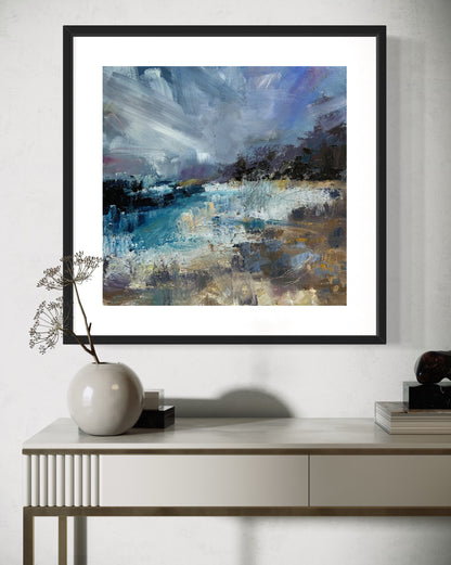 Windy and salty, Fowey - art prints