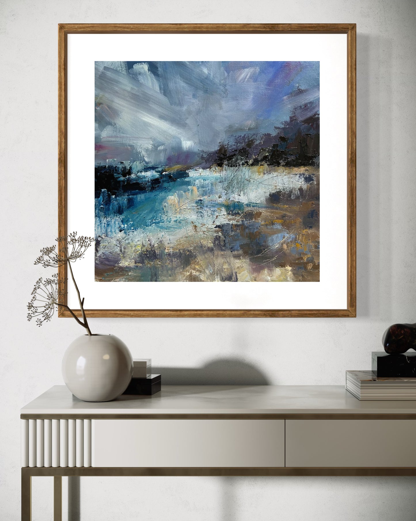 Windy and salty, Fowey - art prints