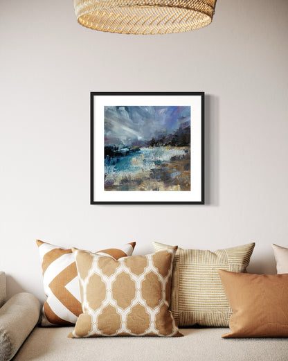 Windy and salty, Fowey - art prints