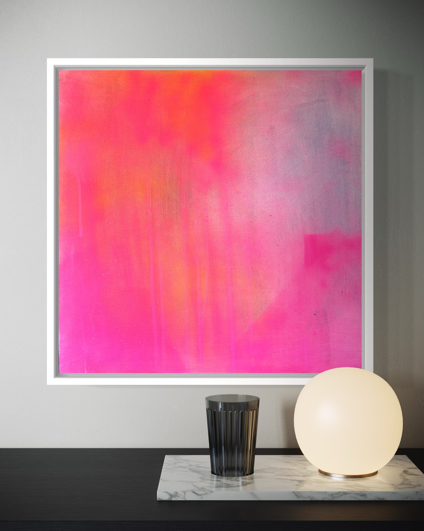 Radiant in pink - original painting