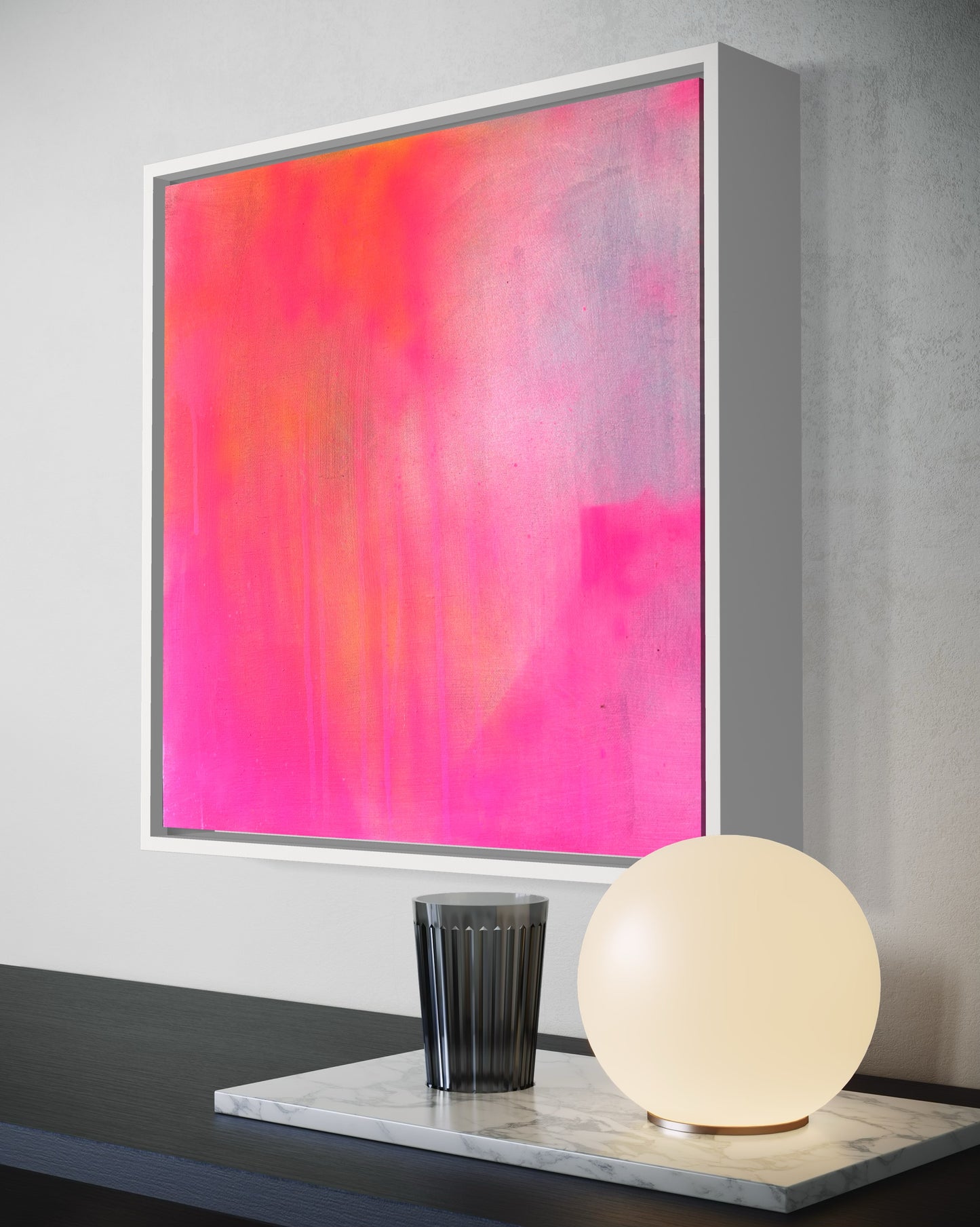 Radiant in pink - original painting