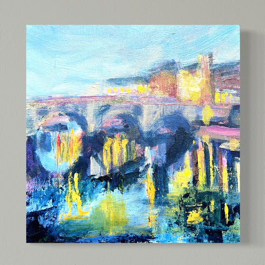 "Richmond bridge at night" - Canvas print