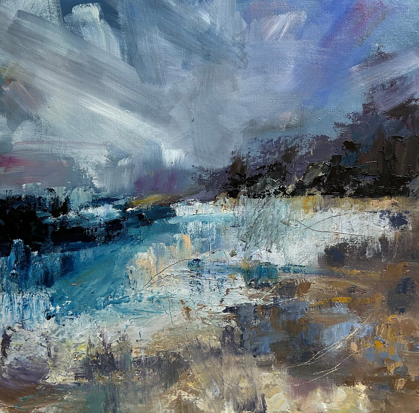 Windy and salty, Fowey - art prints